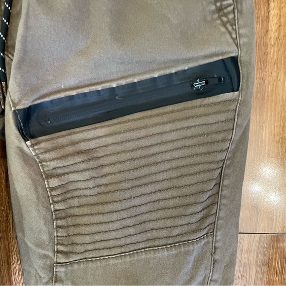 RING OF FIRE Men’s Brown Textured Cargo Jogger Pant Size Medium‎ - Picture 5 of 14